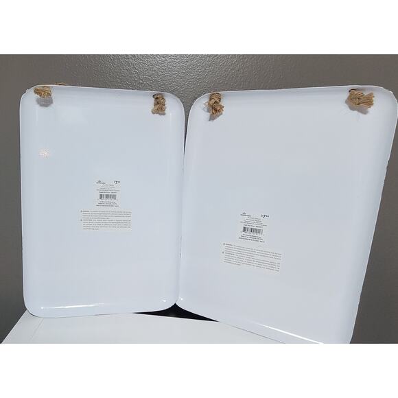 Historic Downtown Farmers Market & Open Daily Enamel Metal Wall Decor Set Of 2 - Picture 2 of 4